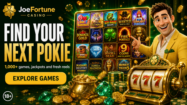 Joe Fortune specialty games bingo poker and plinko